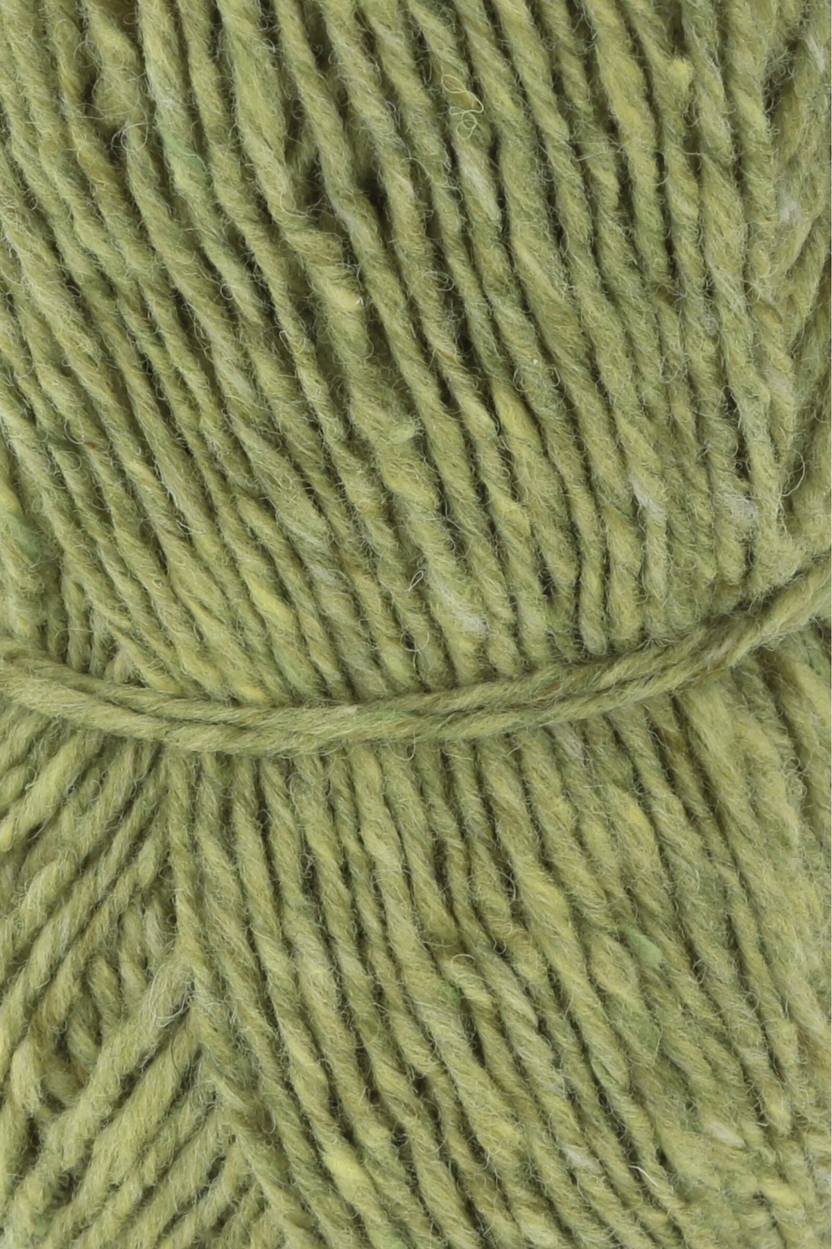 Lang Yarns Donegal Tweed+ Garnknäuel, hellgrün meliert mit Wickelband