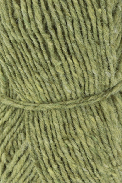 Lang Yarns Donegal Tweed+ Garnknäuel, hellgrün meliert mit Wickelband