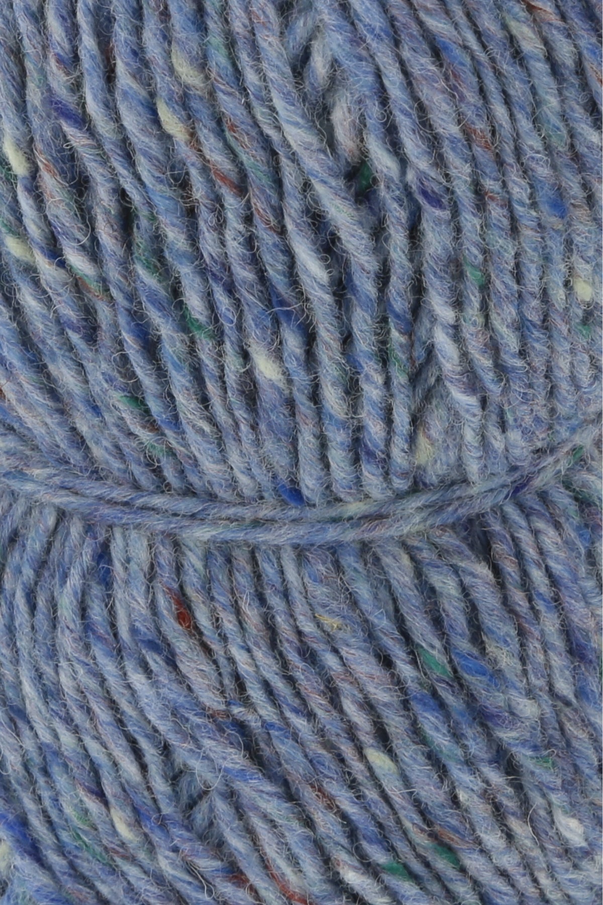 Lang Yarns Donegal Tweed+ Garnknäuel, hellblau meliert mit Wickelband