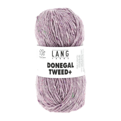 Wollgarn-Knäuel Donegal Tweed+ in flieder lila meliert