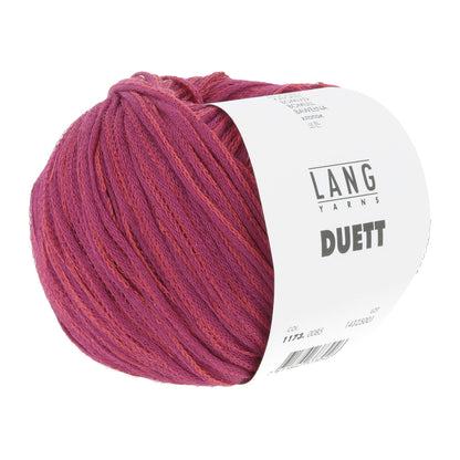 Lang Yarns Duett Wollgarnknäuel mit beerefarben-violettem Farbverlauf