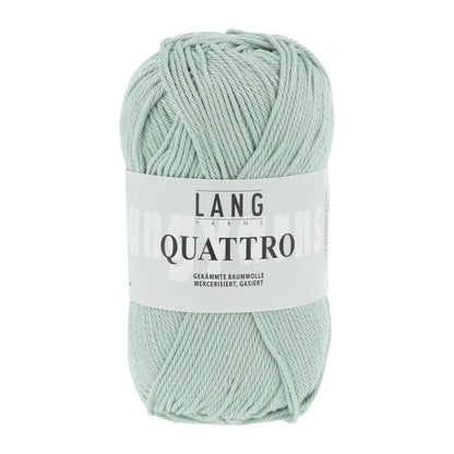 Knäuel Baumwollgarn Lang Yarns Quattro in mintgrün