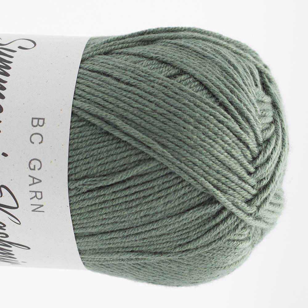 BC Garn Garnknäuel, olivgrünes Strickgarn