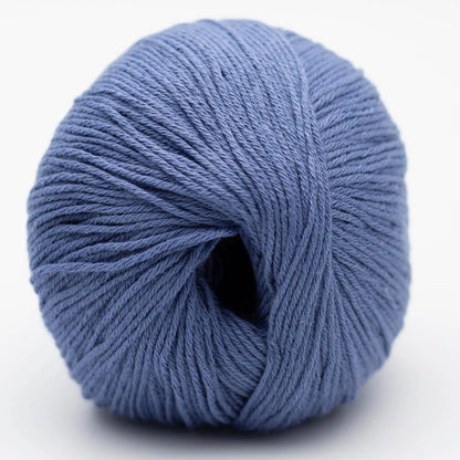 Alba GOTS-Wollgarnknäuel in Denimblau