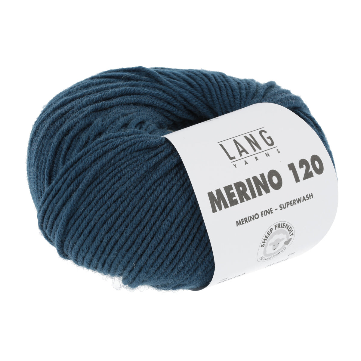 Merino-Garnknäuel, dunkelblau