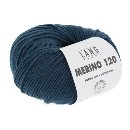 Merino-Garnknäuel, dunkelblau