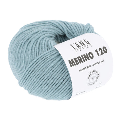 Merino-Garnknäuel, helles türkisblau