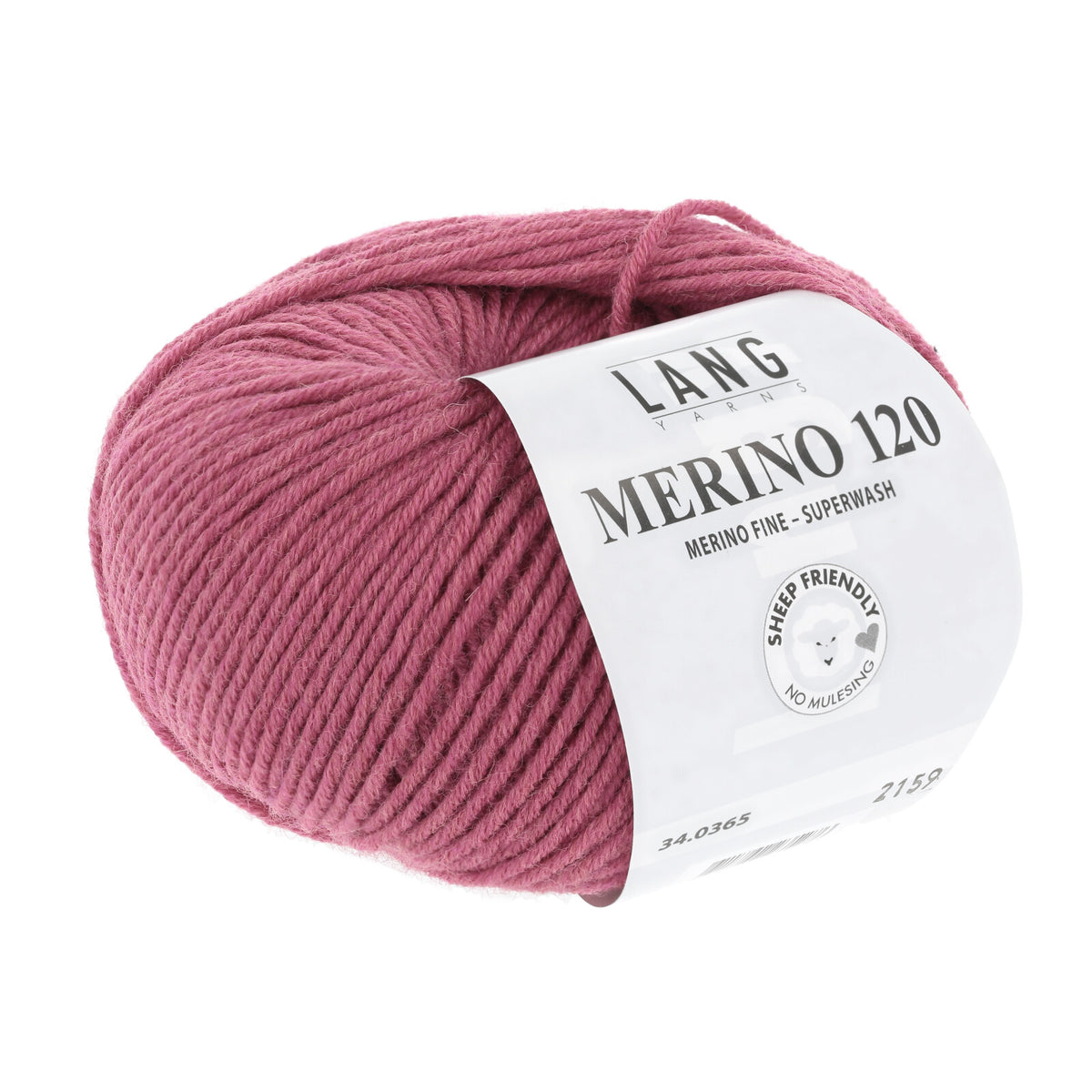 Merino-Garnknäuel Lang Merino 120, roséfarbenes Wollgarn