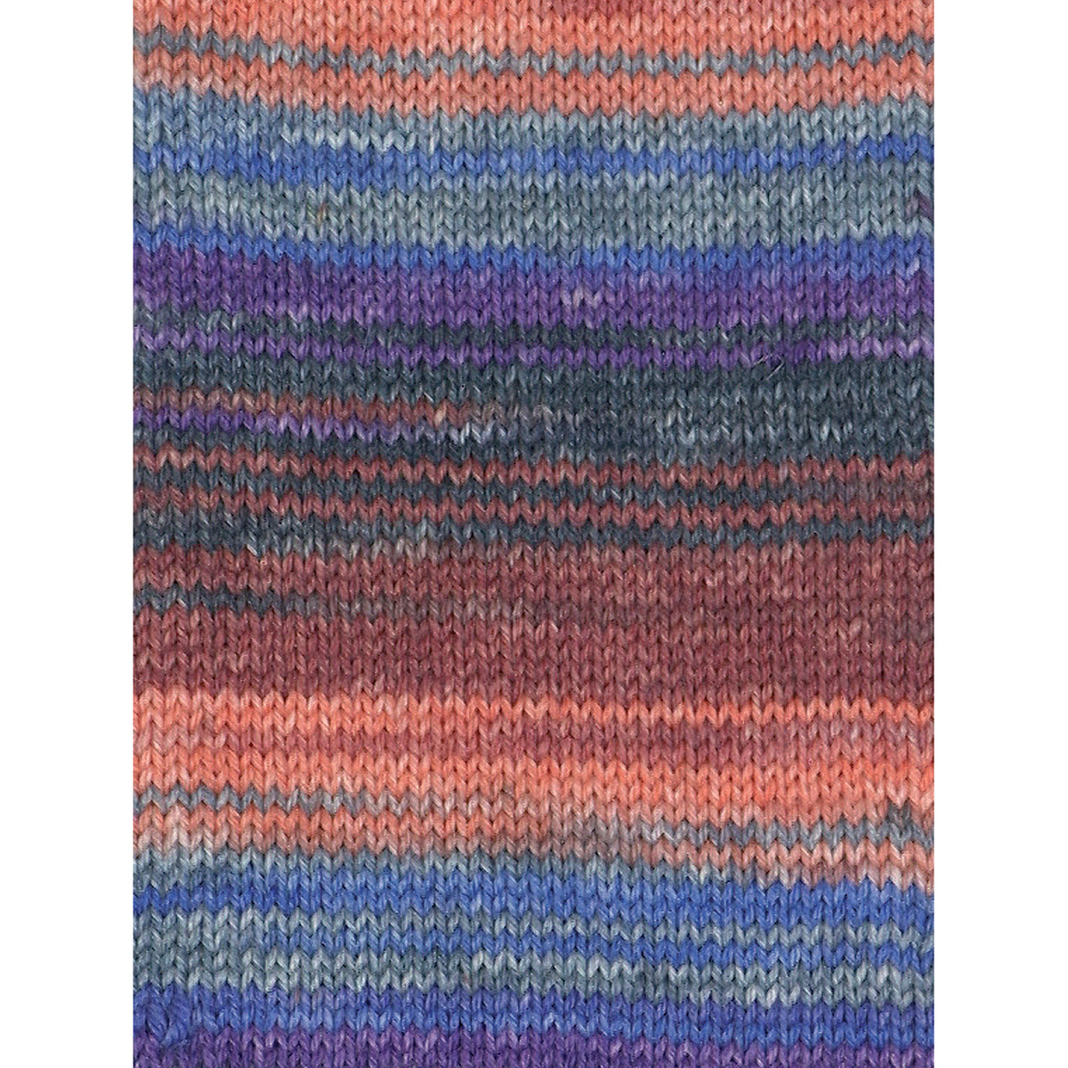 Austermann STEP 6 Irish Color Sockenwolle (6-fädig) mit melierten Farbstreifen