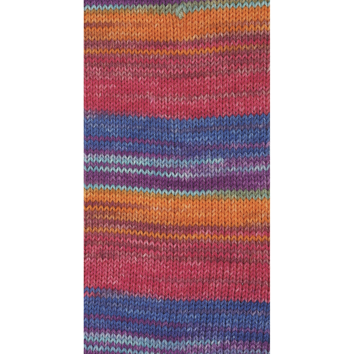 Austermann STEP 6 Irish Color Sockenwolle: mehrfarbiges Strickmuster, 6-fädig
